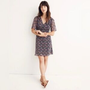 Madewell // Orchard Flutter Sleeve Floral Dress